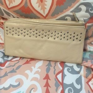 Beige Wristlet